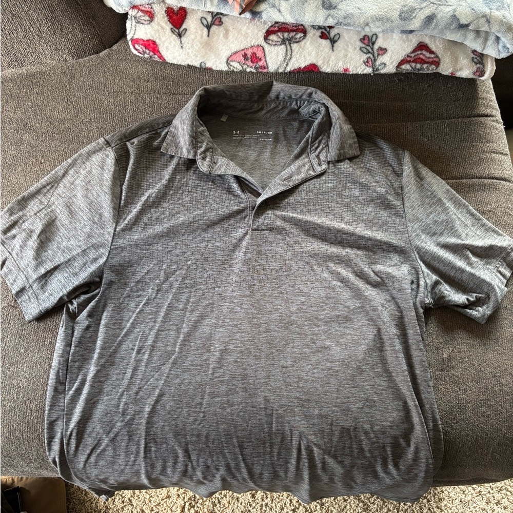 Under Amour Men's Gray Polo Shirt